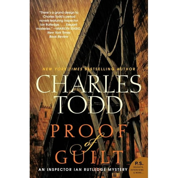 Inspector Ian Rutledge Mysteries Proof of Guilt, Book 15, (Paperback)