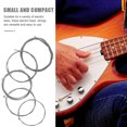 thumbnail image 3 of FESTFENDS 5Pcs Plated Silver Alloy Electric Bass Strings Replacement for Instrument Bass Guitar Parts, 3 of 8