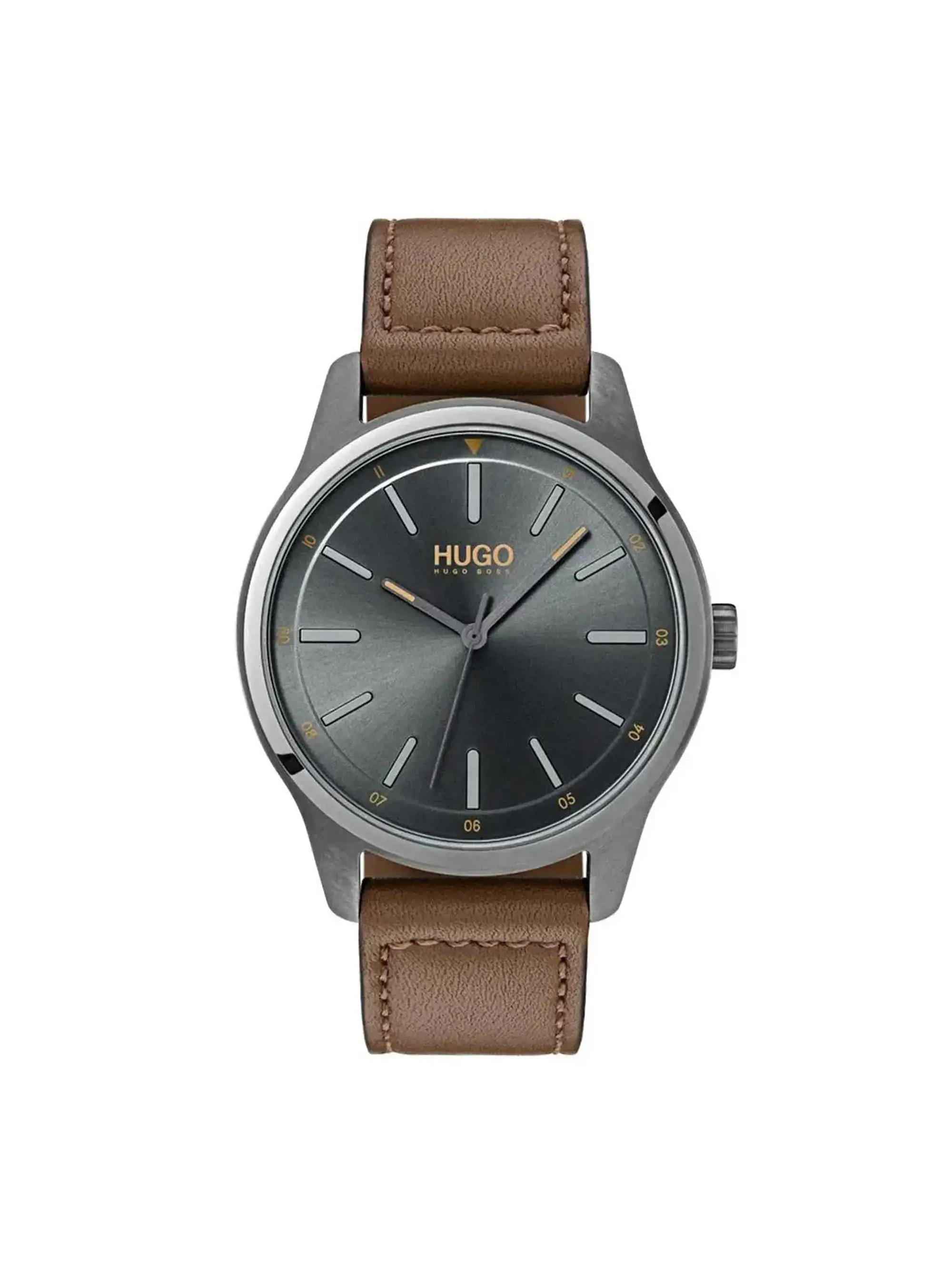 HUGO BOSS 腕時計 1530017 DARE【アナログ】Men's Hugo Boss Dare 42mm Stainless Steel Gray Dial Quartz Mens