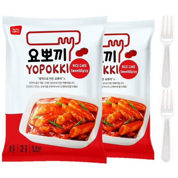 Instant Tteokbokki Rice Cake Pack Of 2 Popular Korean Snack With A