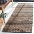 thumbnail image 2 of SAFAVIEH Natural Fiber Baxter Geometric Runner Rug, Black/Natural, 2'3" x 8', 2 of 8