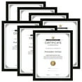 thumbnail image 5 of Scholartree 7 PACK 8.5x11 Picture Frame, Award Certificate Diploma Document Bulk 8.5 by 11 College Frames, Wall or Tabletop, Black, 5 of 13