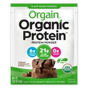 Orgain Organic Protein Powder, Creamy Chocolate Fudge, Single Packet