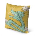 thumbnail image 3 of Dragon On Yellow Outdoor Pillow by Kavka Designs, 3 of 5