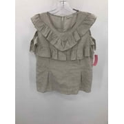 Pre-Owned Neiman Marcus Grey Size Medium Blouse