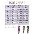 thumbnail image 3 of FANNYC Leggings For Women Flower Digital Color Printing Slimer Tummy Control Butt Lifting Sports Gym Pants High Waist Gym Workout Sweatpants Long Trousers, 3 of 6