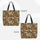 thumbnail image 2 of Disketp Vintage Bottles Bolsa Tote de Lona para Mujer, Bolso de Hombro y Cruzado con Cierre de Cremallera, 2 of 7