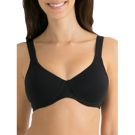 Fruit of the Loom Women's Anti-Gravity Wire-Free Bra, Black | Walmart Canada