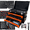 Orange, variant on ARTMAN 20" Portable 3 Drawer Steel Tool Box with Protective Liner and Metal Latch Closure and Lock, Lock Tool Storage Organizer with Wheel and Drawer for Garage Workshop Repair Shop (No Tools)