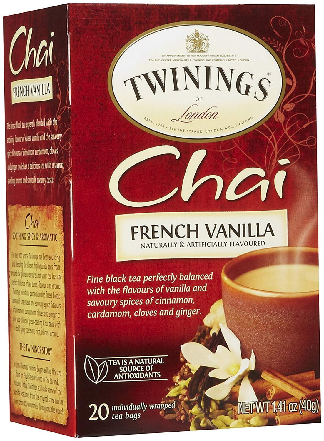 Twinings French Vanilla Chai, 20 ct