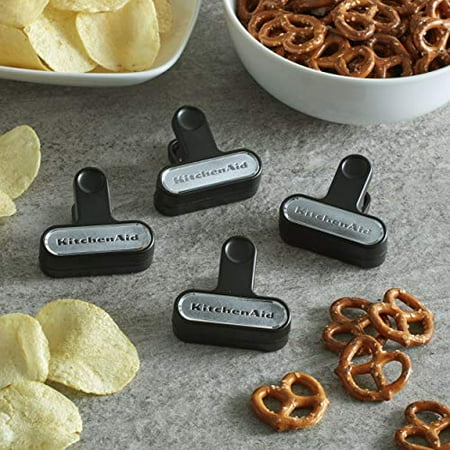 Kitchenaid Classic Small Bag Clips Set Of 4 Onyx Black Walmart Com Walmart Com