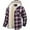 Wine001, variant on Xyxonk Mens Sherpa Lined Fleece Shirts Jacket Plaid Flannel Button Down Hoodies Heavyweight Winter Warm Coat with Pocket,Gray L