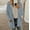 Blue, variant on Everyday Ladies Outer Jacket Winter Autumn,Women Hooded Sweater Coat Winter Warm Wool Zipper Coat Long Sleeve Outwear White S