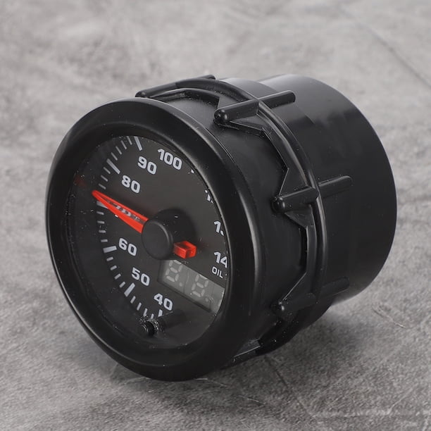 Medidor De Temperatura Del Aceite 52mm 7 Colores LED Con Sensor: Controla Tu Motor Al Instante (Celsius, 12V)
