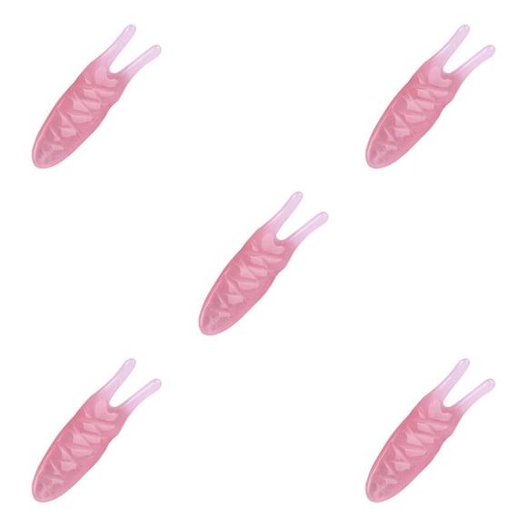 Vogacara Resina Gusano Forma Nariz Masajeador Pedicura Cuerpo completo Raspado Circulación de sangre Belleza Viajar Levantamiento Raspador Rosa Type2 NO2