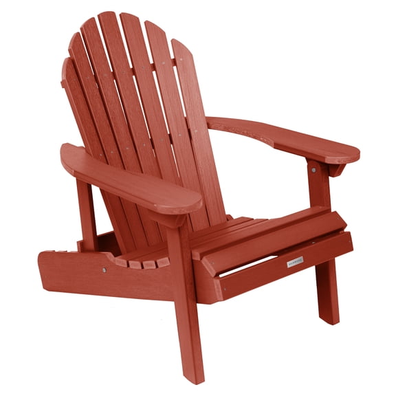 Highwood's Hamilton Adirondack Chair - Folding & Reclining, Outdoor, Eco-friendly, Synthetic Wood