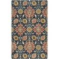 thumbnail image 6 of SAFAVIEH Roslyn Magdalena Floral Wool Area Rug, Navy/Multi, 6' x 9', 6 of 8