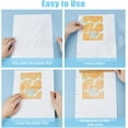 thumbnail image 3 of A4 Paper 3-Ring Loose-Leaf Album Pages Sheets Photo Strorage Album Self Adhesive Sleeves Pages Rectangle White 315x240x0.5mm Hole: 6mm, 3 of 7