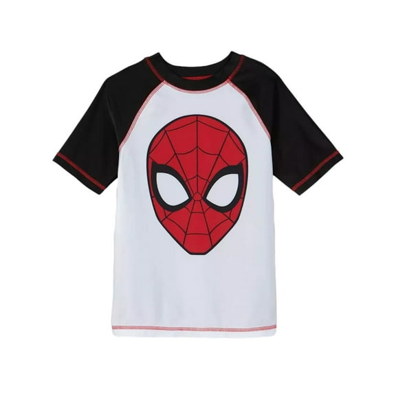 Marvel Boys' Spiderman Rash Guard, Sizes XS-L