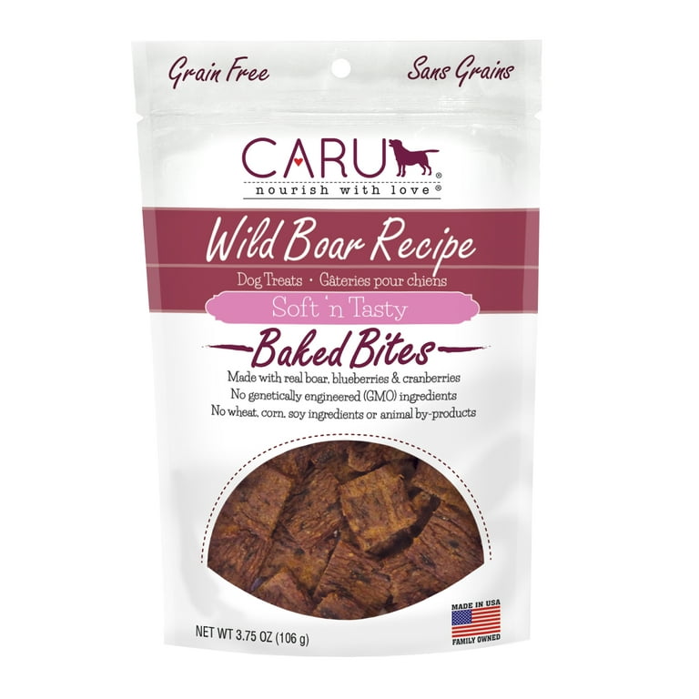 Caru Soft 'n Tasty Wild Boar Recipe Bites For Dogs Caru Soft 'n Tasty Wild Boar Recipe Bites For Dogs