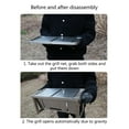 thumbnail image 4 of Jesscasday Portable Folding BBQ Grill Stove Home Charcoal Firewood Hiking Cooking Stove, 4 of 13