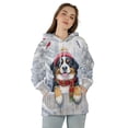 thumbnail image 4 of Playful Bernese Mountain Dog Welcomes Winter Snowy Day with Cardinal Bird All Over Print 3D Hoodie Unisex Merch Hoodies Berner Lover Gifts - 2017, 4 of 6