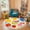 Color 5, variant on Washable Non Slip 4ft Round Rug, Strawberry Pink Floral Pastel Circle Area Rugs with Tassels Carpet for Nursery Bedroom Living Room Playroom Tent Rug