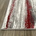 thumbnail image 2 of Luxe Weavers Victoria Collection 9085 Red 2x7 Abstract Area Rug, 2 of 9