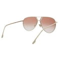 thumbnail image 5 of Victoria Beckham VB208S 43241 Gold/Burgundy Teardrop Aviator Sunglasses for womens, 5 of 5