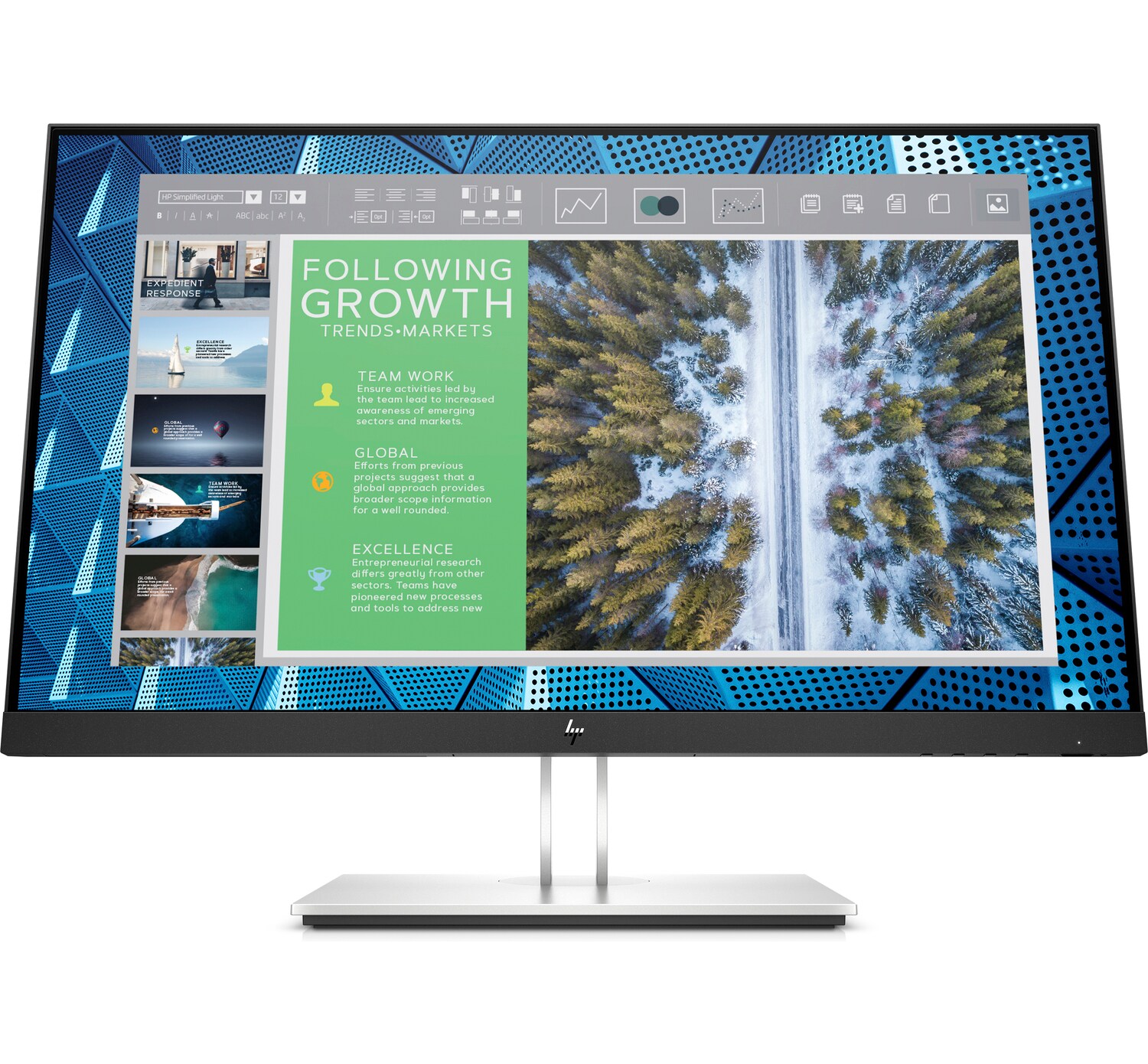 HP E24q G4 QHD Monitor 23.8\