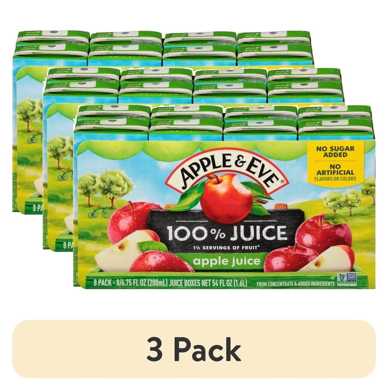 Apple & Eve 100% Apple Juice, 6.75 fl oz, 24 Pack photo 1