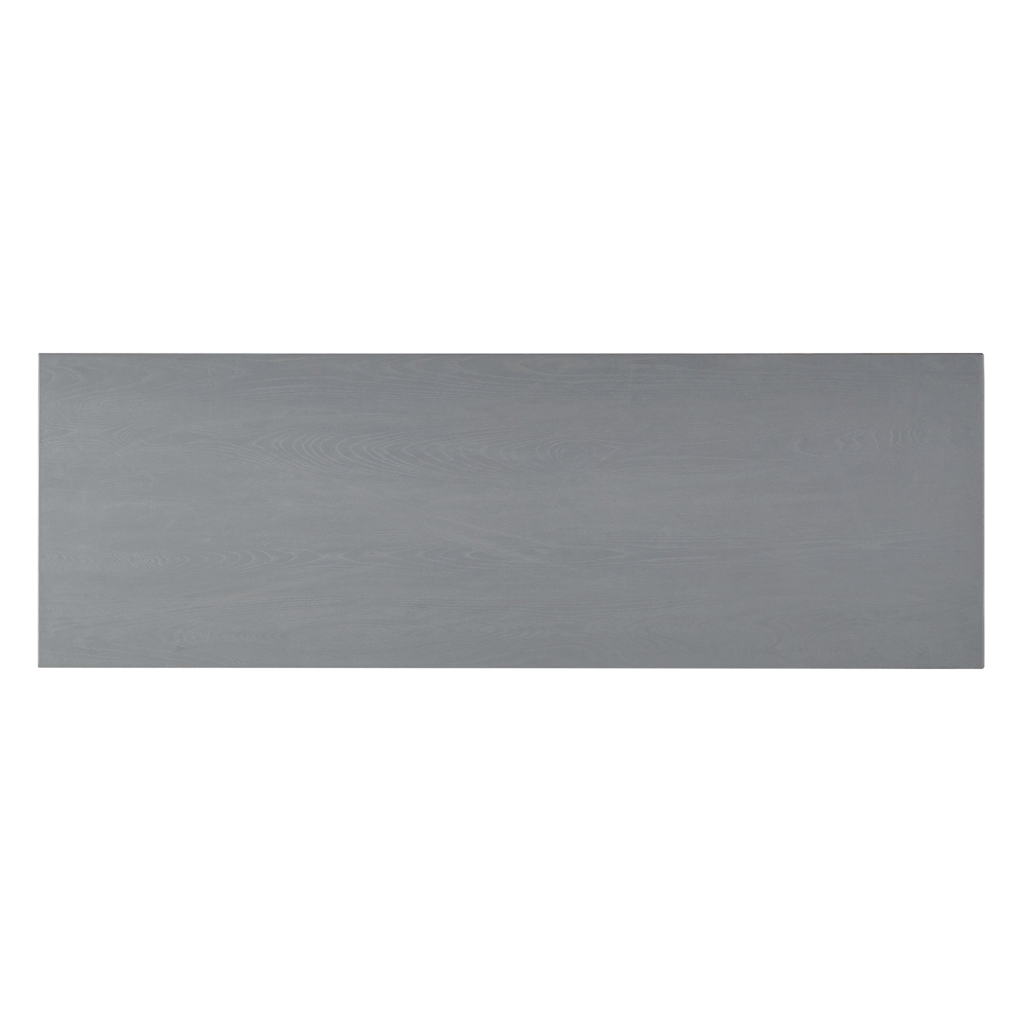 Weston Home Cabana Wood and Metal Console Table, Gray