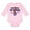 Pink, variant on Too Cute To Spook Long Sleeve Baby Onesie Infant One Piece Bodysuit Newborn White