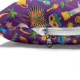 thumbnail image 4 of Carnival Pet Bed, Brazilian and Map Flag Samba Dancer Beach Cup Flowers, Chew Resistant Pad for Dogs and Cats Cushion with Removable Cover, 24" x 39", Dark Violet Multicolor, by Ambesonne, 4 of 4