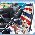 thumbnail image 3 of KUIFORTI Patriotic Eagle Print Front Car Seat Protector Cover, Water-Resistant Washable Towel Bucket Seat Covers Universal Fit for Cars SUVs Trucks, for Gym Running Swimming, 3 of 7
