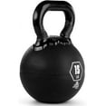 thumbnail image 2 of Champion Sports Rhino Kettlebell Weight, 15 lbs, Rubber, Black - Durable Kettle Bell with Smooth, Ergonomic Handle for Working Out - Free Weights for Exercises - Premium Strength Training Equipment, 2 of 6