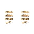 thumbnail image 3 of Naiovety Pack of 3 Guitar Bridge Iron Gear Supplies Instrument Saddles Metal Handy Firmness Musical Installation Accessories 2piezas, 3 of 6