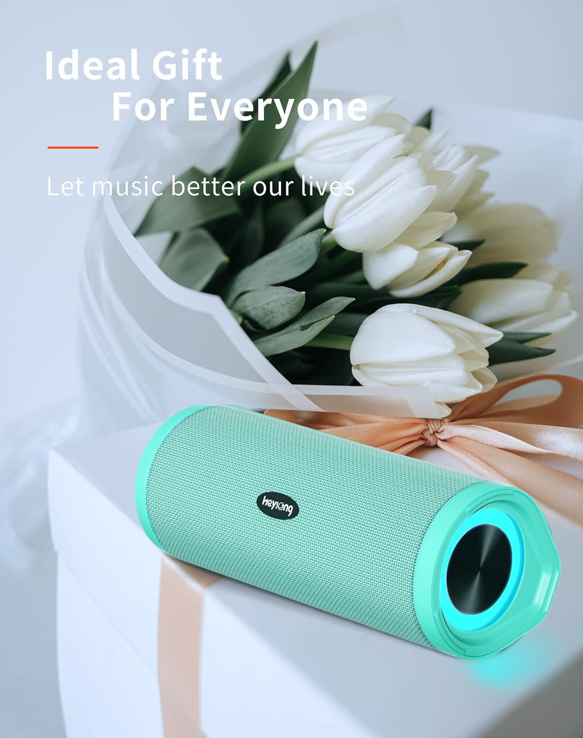 HEYSONG Portable Bluetooth Speaker, Green