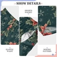 thumbnail image 6 of FORMRS Boys Pajama Pants with Pockets Size 9-10Y Kids Lounge Sleep Bottoms, Floral Christmas, 6 of 8