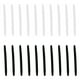 thumbnail image 1 of KAKOWELY 40 piezas de repuesto de silicona para gafas, almohadillas antideslizantes para las patillas (blanco y negro), 1 of 4