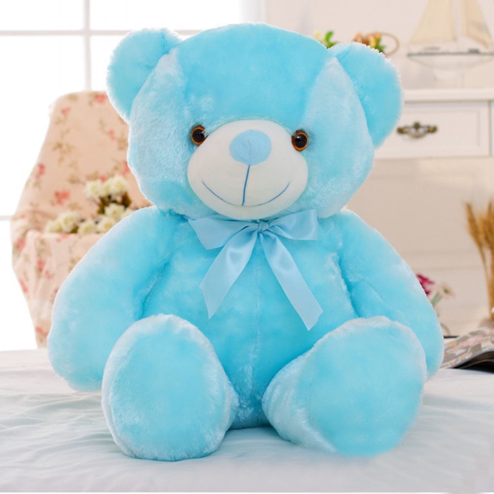 Creative Light Up LED Teddy Bear Stuffed Plush Toys Birthday Gift Teddy Bears 