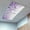 Purple, variant on Red Eucalyptus Leaves Fluorescent Light Covers, Spring Floral Summer Botanical Magnetic Light Covers for Ceiling Lights, Fluorescent Ceiling Shade Filters for Classroom Bedroom Office 4x2Ft x 4PCS