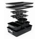 thumbnail image 1 of Set de Charolas para Hornear Antiadherentes Apilables de 8 Piezas NutriChef, Incluye Bandejas de Acero Premium, Molde para Pastel, Muffin, Brownies, Pan y Bandejas para Galletas y Asar, Negro, 1 of 9