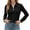 Black, variant on Womens Work Shirts Long Sleeve Tops V Neck Casual Polos Fall Clothes for Women Tees Blouses White XL