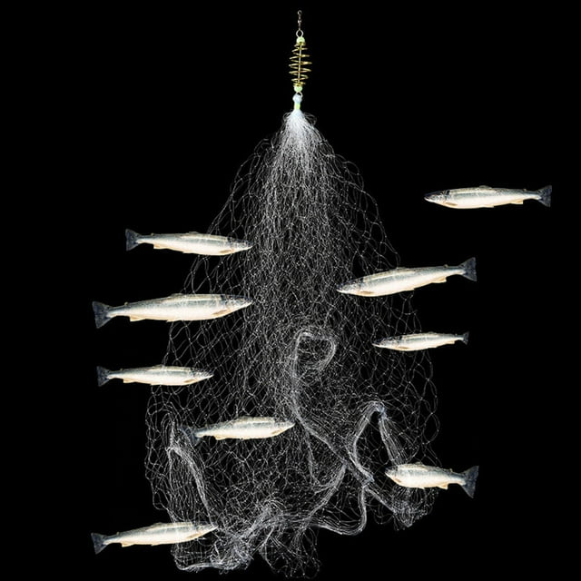 Fishing Net Design Copper Spring spring fish net Fish Net Outdoor Sports Netting Fishing Tackle Tools Fishnet