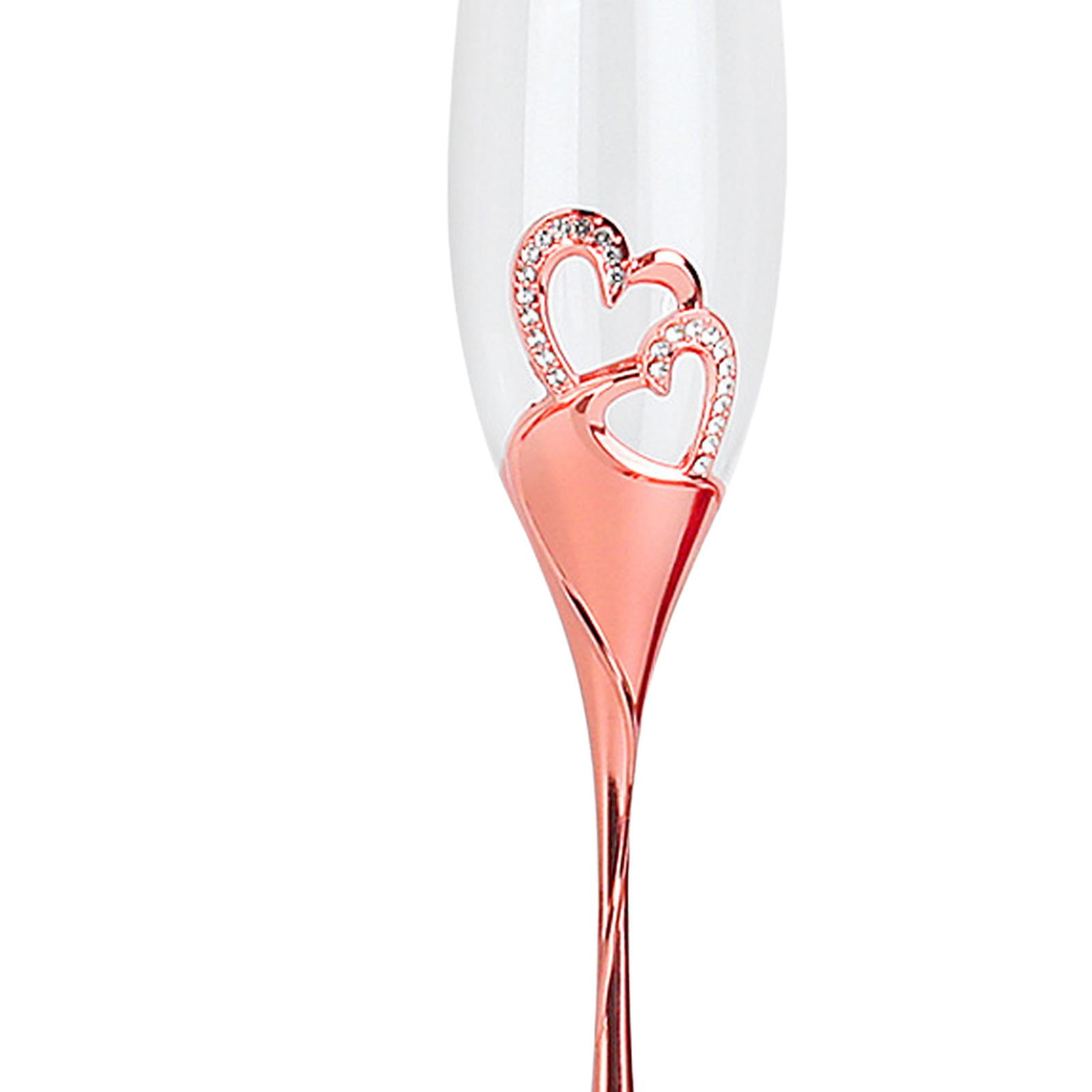 Fiocias 4 Pieces Long Stem Champagne Flute Drinkware Goblet for Birthday Restaurant