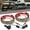 Amber, White, variant on Nilight 2-Pack 24-Inch Flexible LED Grille Light Strips, 384 LEDs White Strobe Flashing Warning Safety Kit for Trucks, Tow, Plow - Waterproof