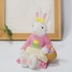 thumbnail image 5 of Estatuilla de de Pascua, centro de mesa, decoración de Pascua, bonito adorno de mesa para sala de estar, estante de escritorio de oficina int Rosa, 5 of 9