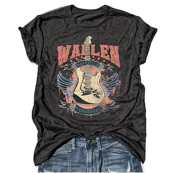Graphic Tees for Women T-Shirts Women Graphic Tee with Back to the Gypsy That Was Shirt Rock Band Top for Music Lovers Gray 3XL