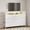 White-9 Drawers, variant on Fairy LED Dresser for Bedroom with 9 Drawers, Charging Station, PU Fabric Finish TV Stand for Living Room, White